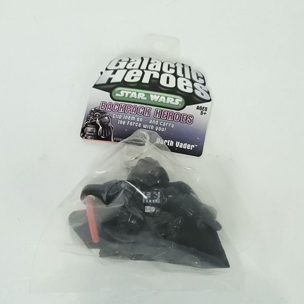 Star Wars Galactic Heroes Backpack Heroes DARTH VADER Figure Keychain 2" 2005
